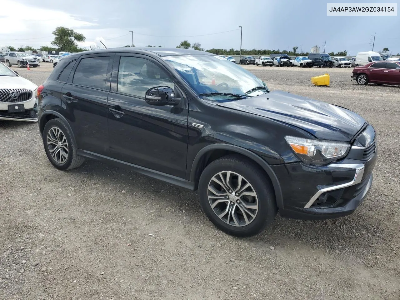 2016 Mitsubishi Outlander Sport Es VIN: JA4AP3AW2GZ034154 Lot: 68812424