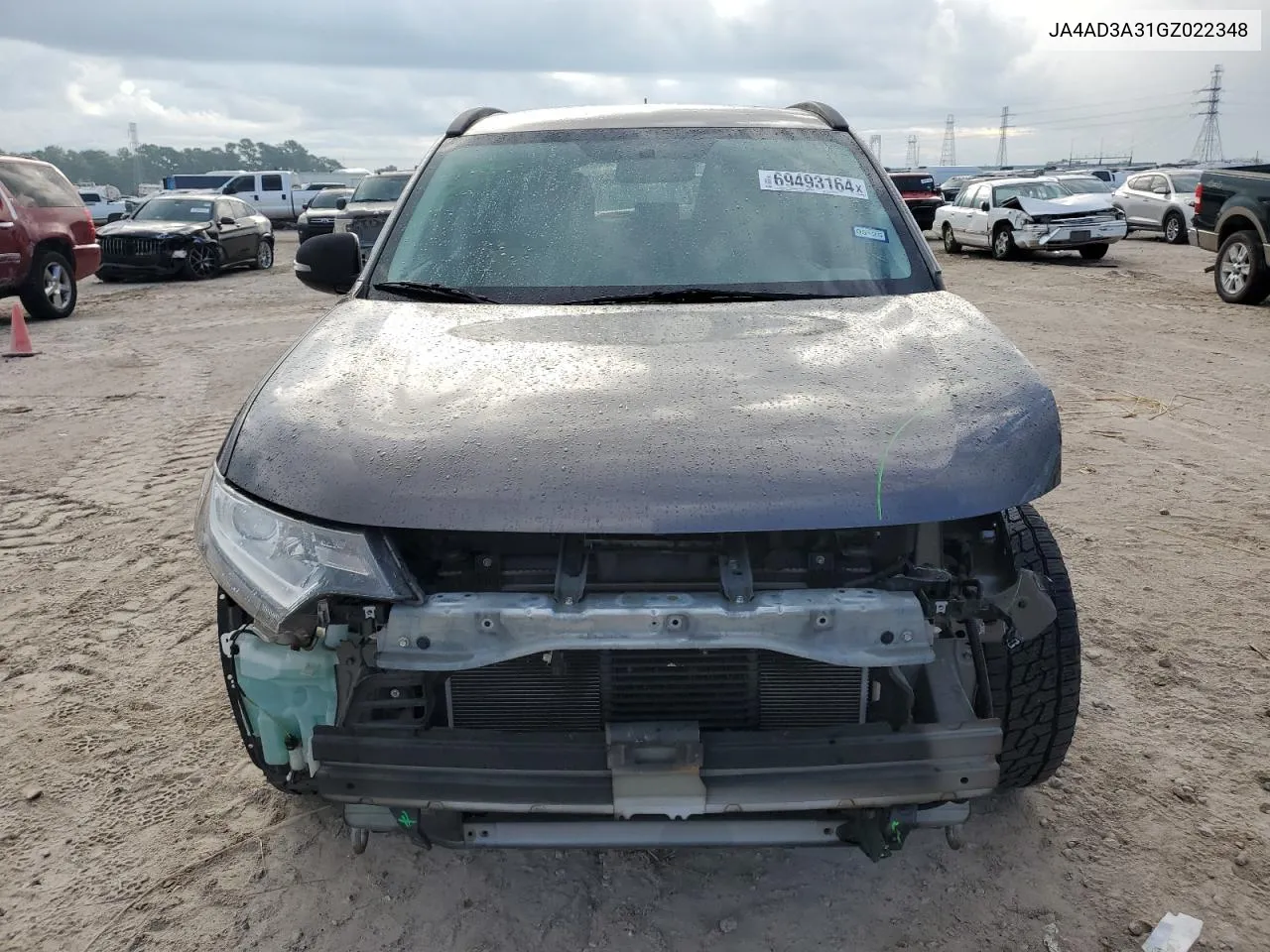 2016 Mitsubishi Outlander Se VIN: JA4AD3A31GZ022348 Lot: 69493164