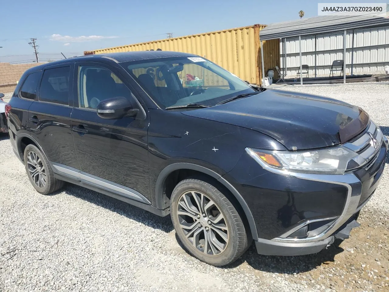 2016 Mitsubishi Outlander Se VIN: JA4AZ3A37GZ023490 Lot: 69793314