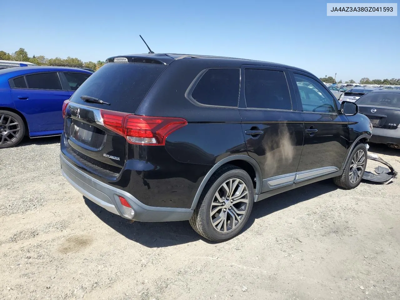 JA4AZ3A38GZ041593 2016 Mitsubishi Outlander Se