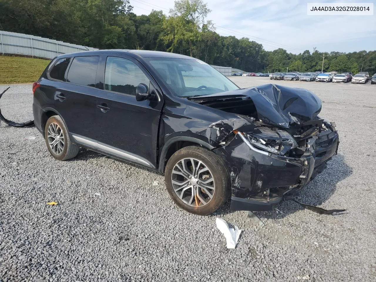 2016 Mitsubishi Outlander Se VIN: JA4AD3A32GZ028014 Lot: 70101924