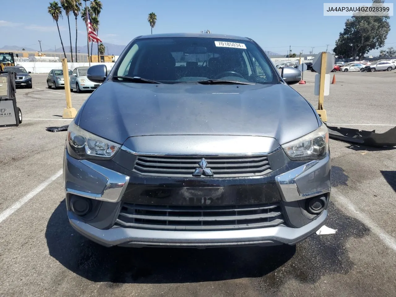 2016 Mitsubishi Outlander Sport Es VIN: JA4AP3AU4GZ028399 Lot: 70185034