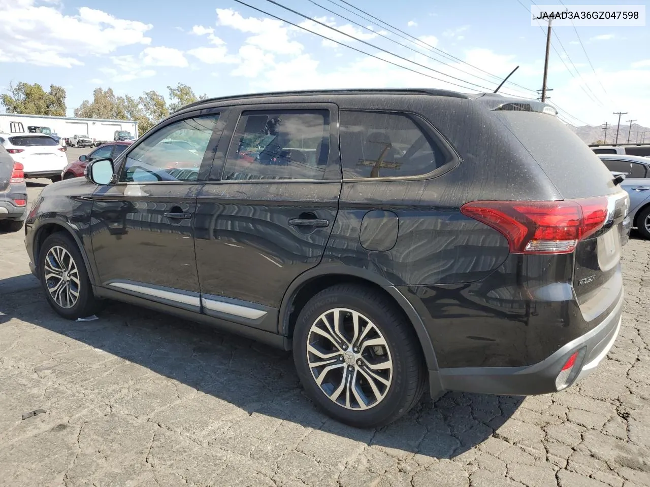 2016 Mitsubishi Outlander Se VIN: JA4AD3A36GZ047598 Lot: 70317824