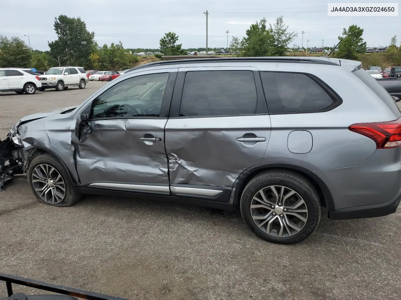 2016 Mitsubishi Outlander Se VIN: JA4AD3A3XGZ024650 Lot: 70564024