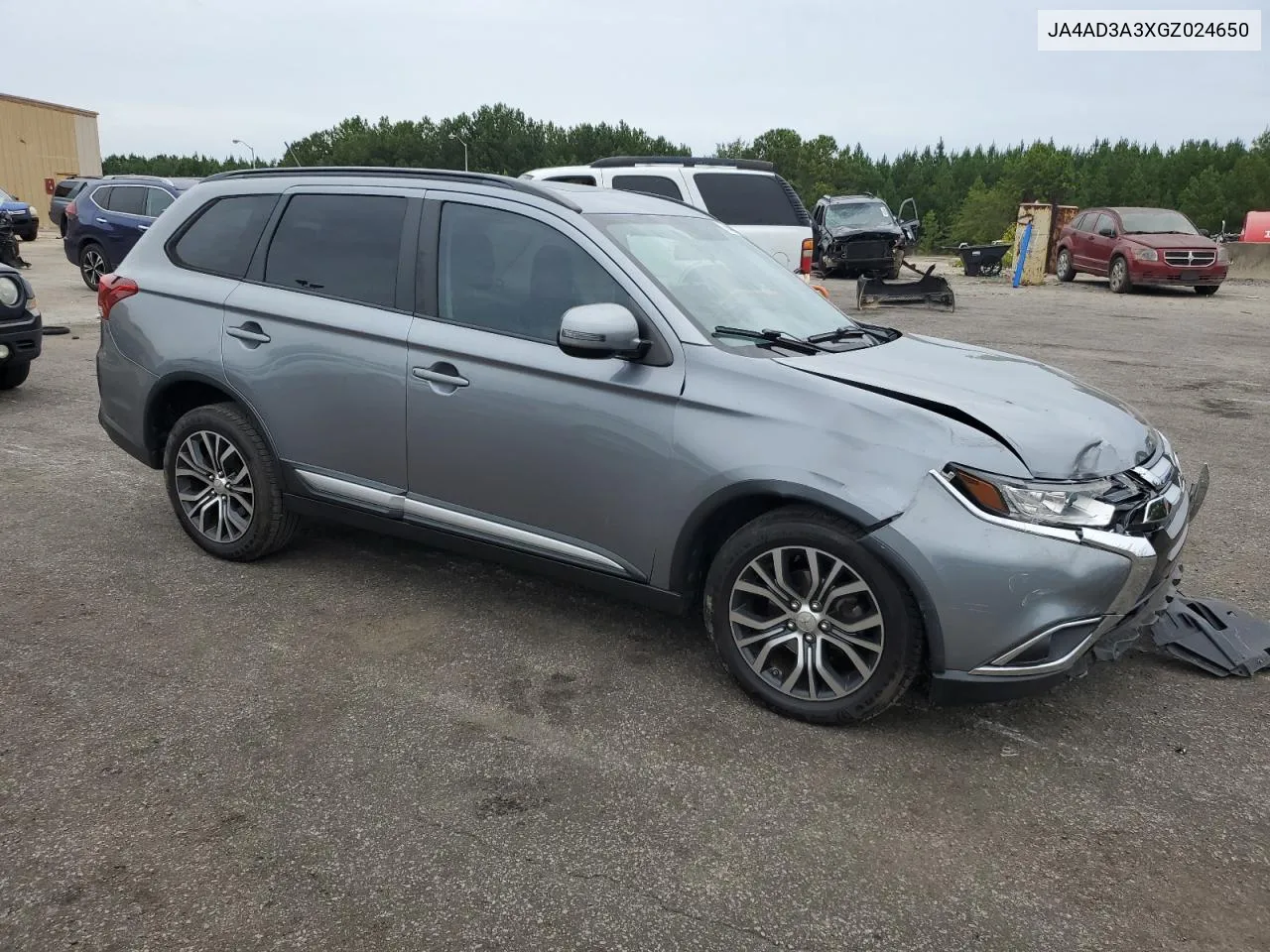 2016 Mitsubishi Outlander Se VIN: JA4AD3A3XGZ024650 Lot: 70564024