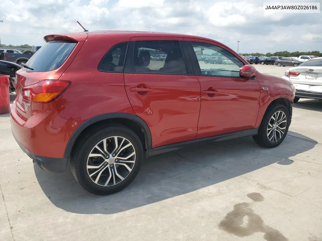 2016 Mitsubishi Outlander Sport Es VIN: JA4AP3AW8GZ026186 Lot: 70569794