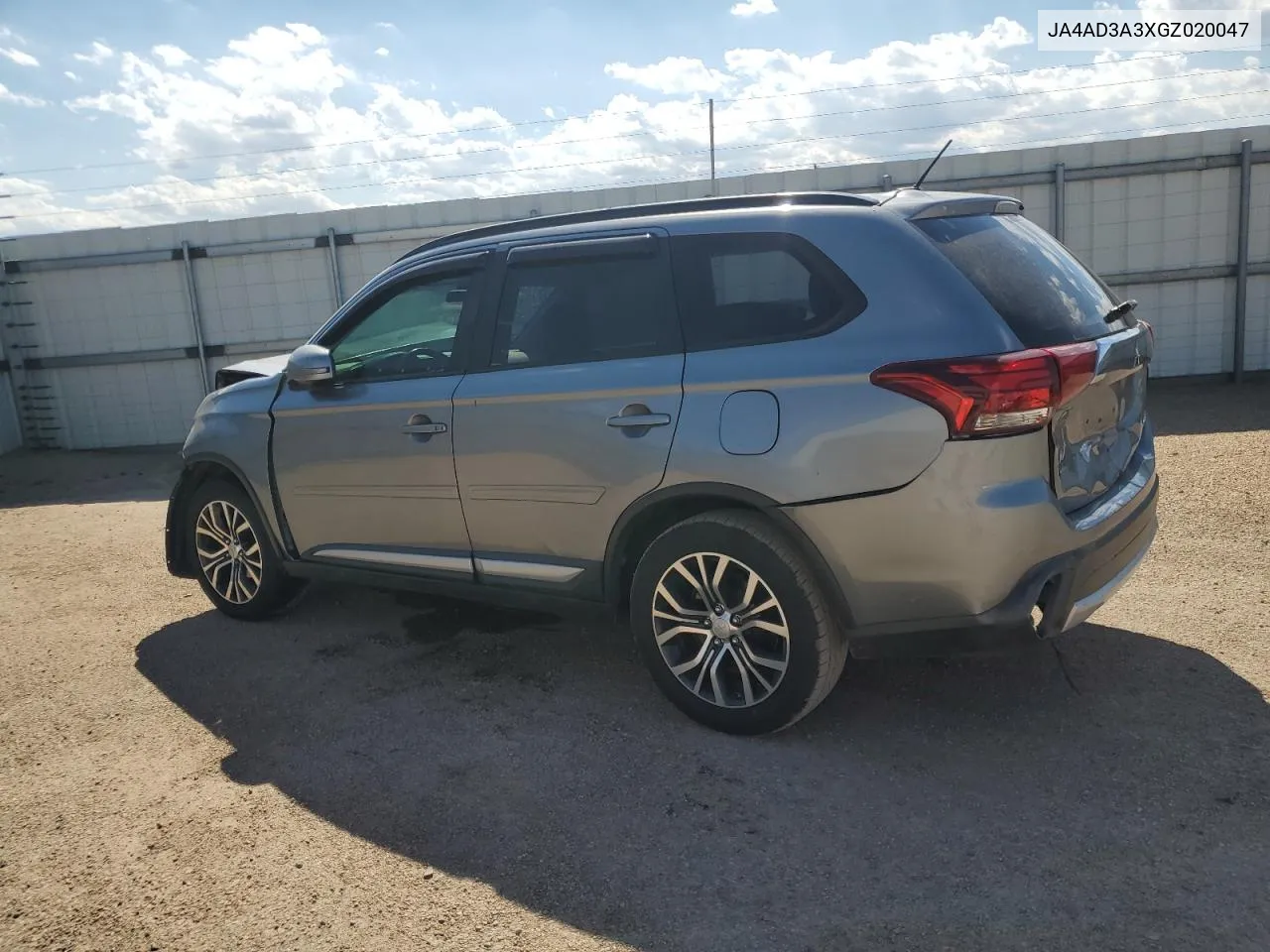 2016 Mitsubishi Outlander Se VIN: JA4AD3A3XGZ020047 Lot: 70914544