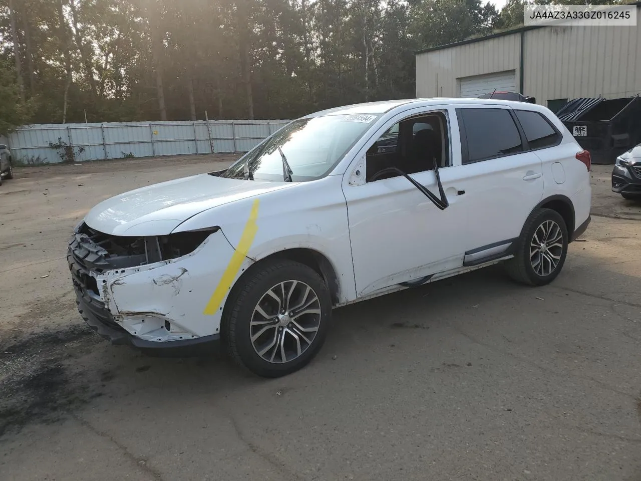 JA4AZ3A33GZ016245 2016 Mitsubishi Outlander Se