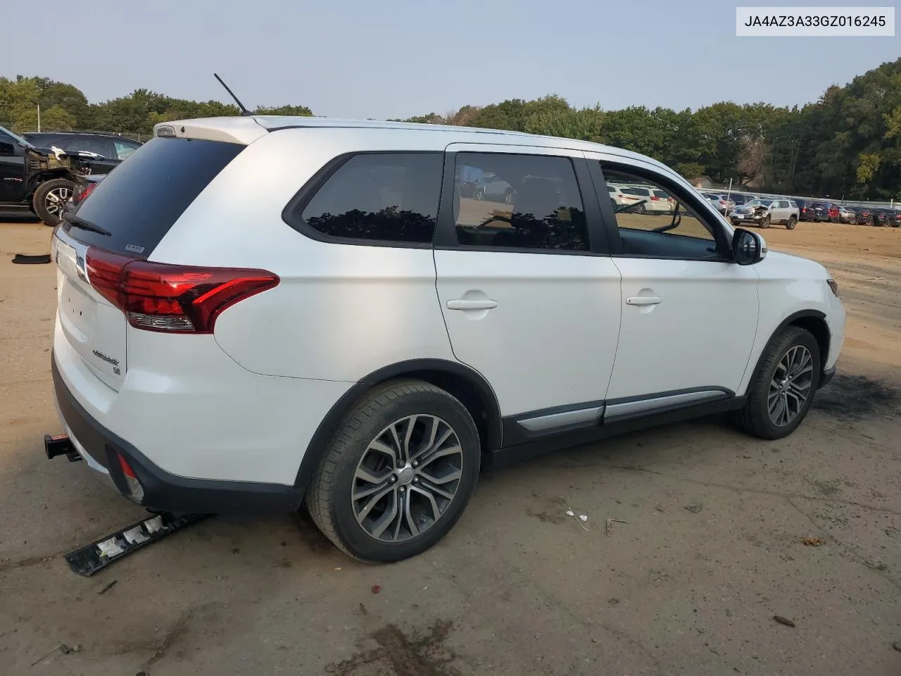 2016 Mitsubishi Outlander Se VIN: JA4AZ3A33GZ016245 Lot: 70984594