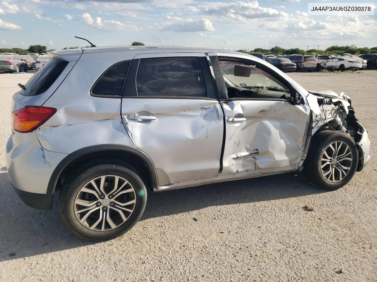 2016 Mitsubishi Outlander Sport Es VIN: JA4AP3AU6GZ030378 Lot: 71124124