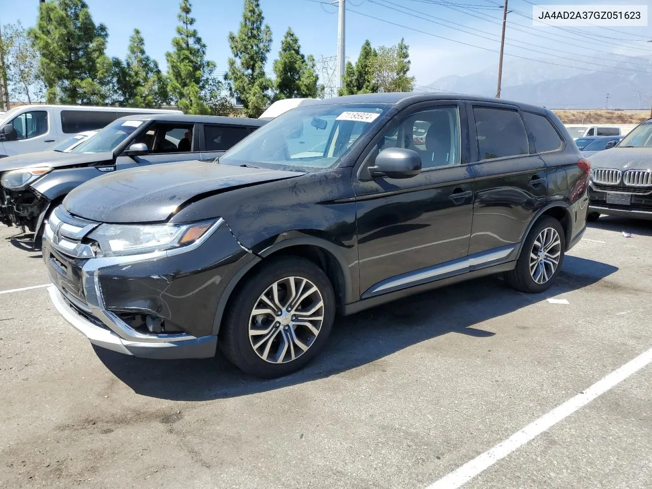 2016 Mitsubishi Outlander Es VIN: JA4AD2A37GZ051623 Lot: 71195924