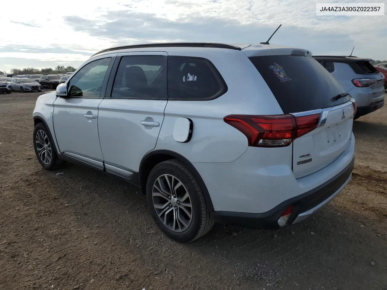 2016 Mitsubishi Outlander Se VIN: JA4AZ3A30GZ022357 Lot: 71498544