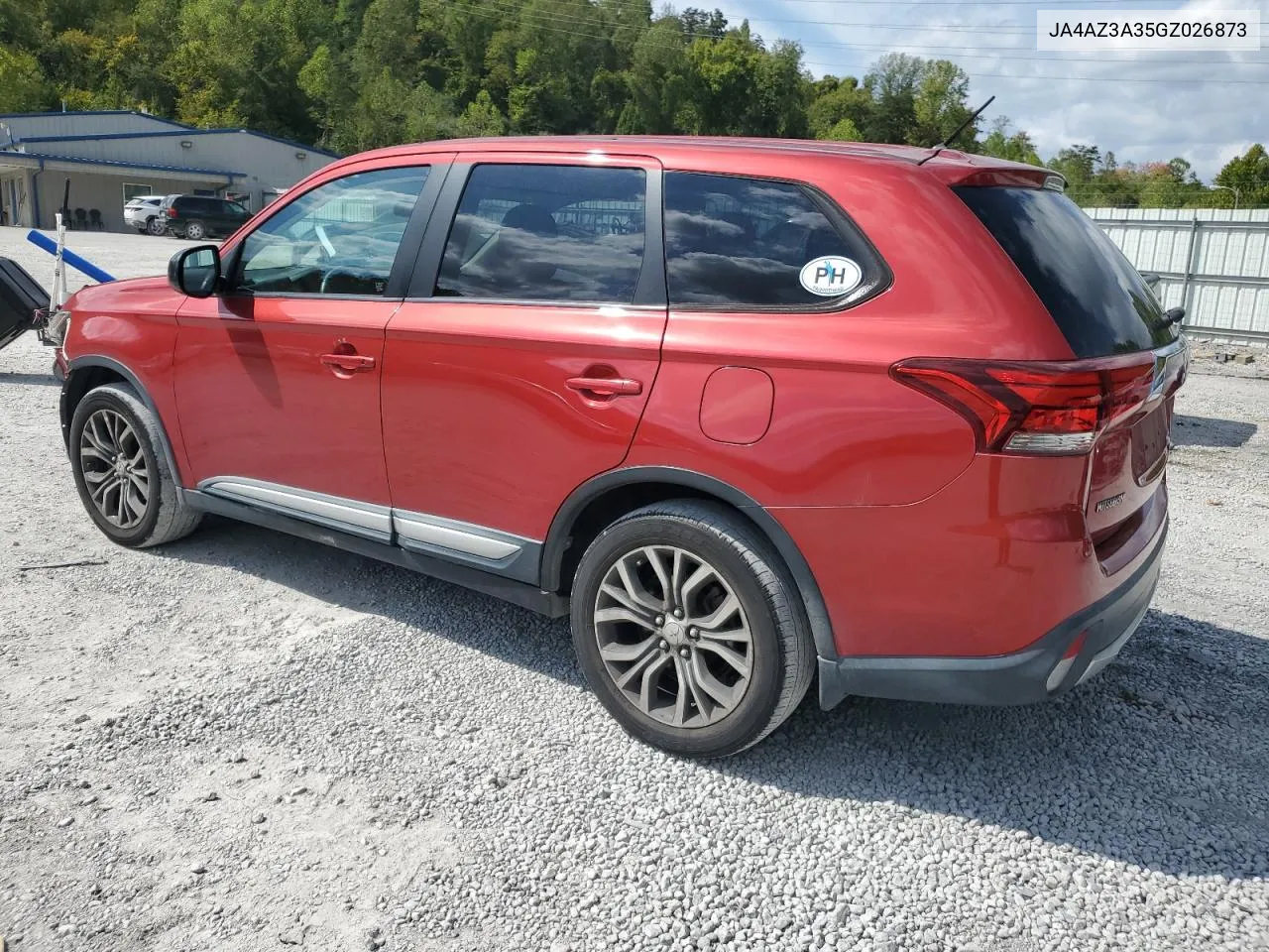 2016 Mitsubishi Outlander Se VIN: JA4AZ3A35GZ026873 Lot: 71581474