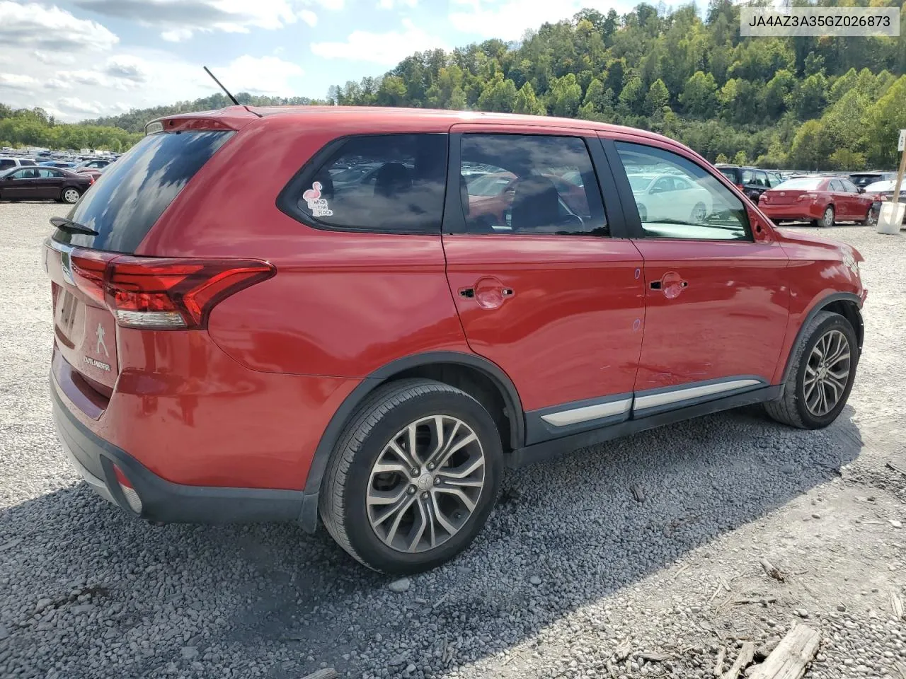 2016 Mitsubishi Outlander Se VIN: JA4AZ3A35GZ026873 Lot: 71581474