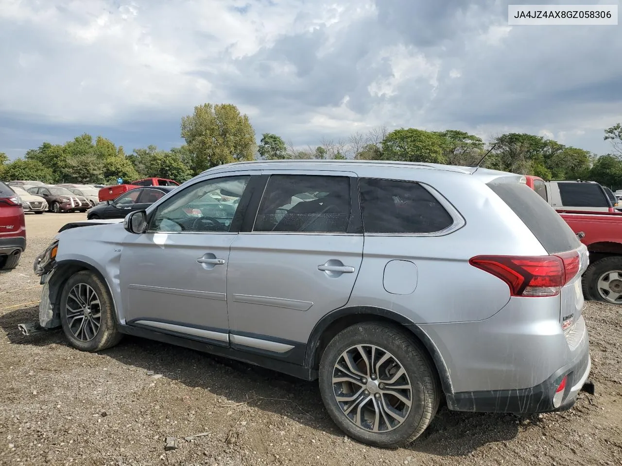 2016 Mitsubishi Outlander Gt VIN: JA4JZ4AX8GZ058306 Lot: 71594514