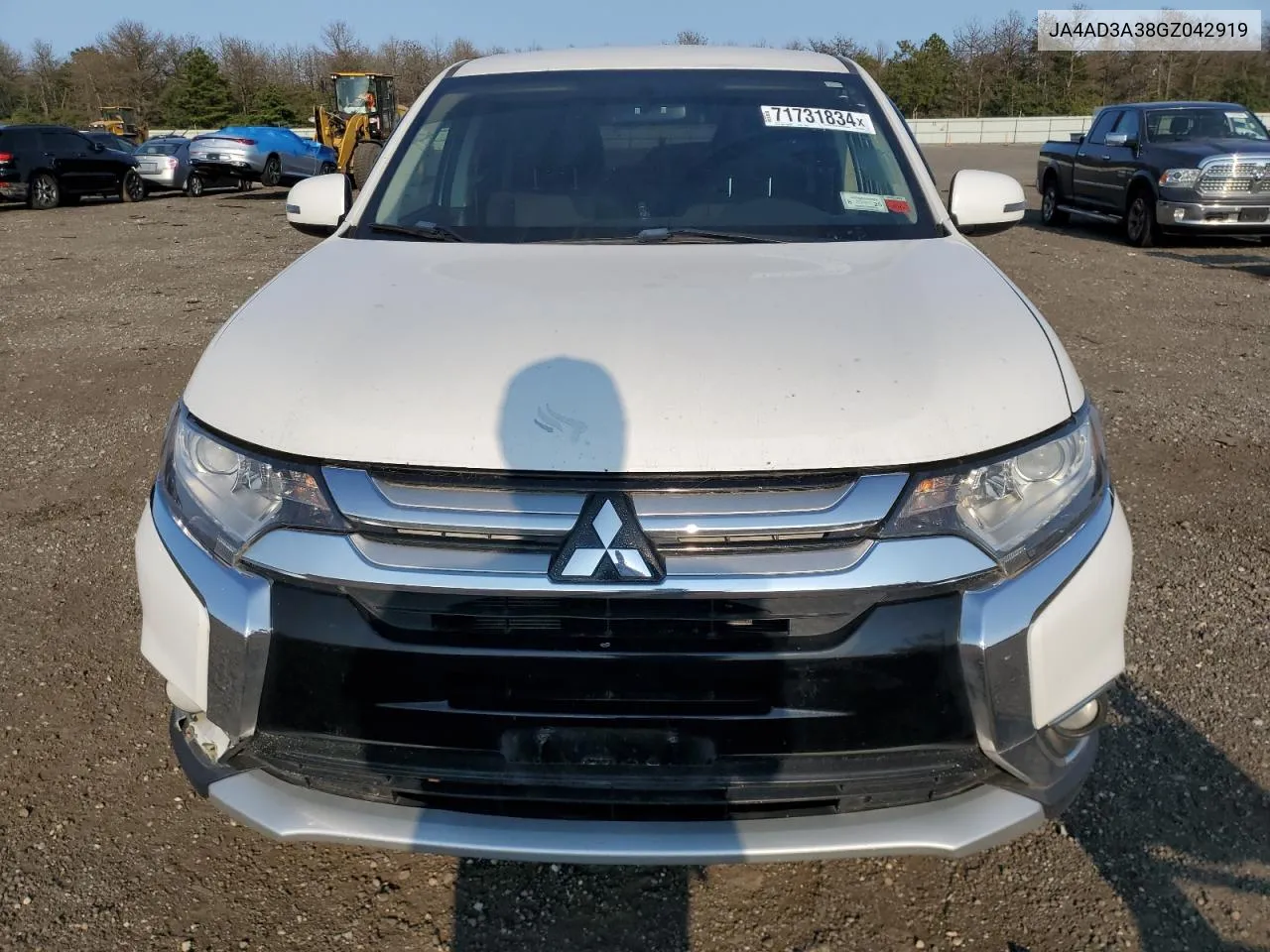 2016 Mitsubishi Outlander Se VIN: JA4AD3A38GZ042919 Lot: 71731834