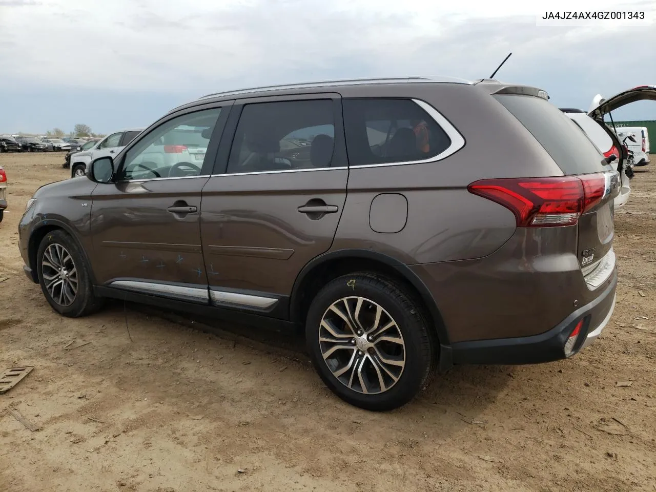 2016 Mitsubishi Outlander Gt VIN: JA4JZ4AX4GZ001343 Lot: 72156194