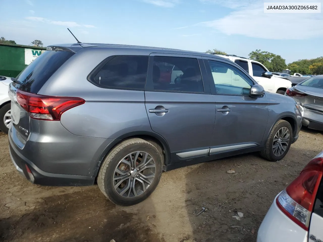 2016 Mitsubishi Outlander Se VIN: JA4AD3A30GZ065482 Lot: 72229084