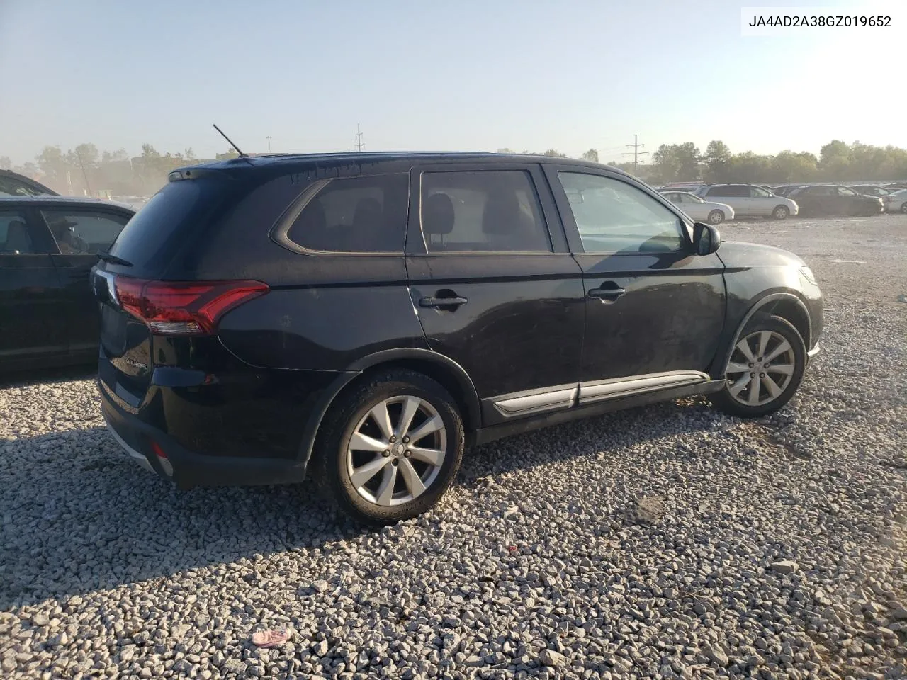 2016 Mitsubishi Outlander Es VIN: JA4AD2A38GZ019652 Lot: 72247594