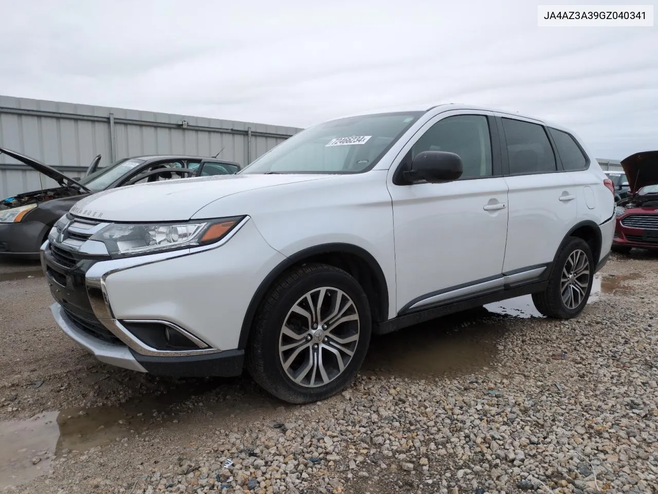 2016 Mitsubishi Outlander Se VIN: JA4AZ3A39GZ040341 Lot: 72466234