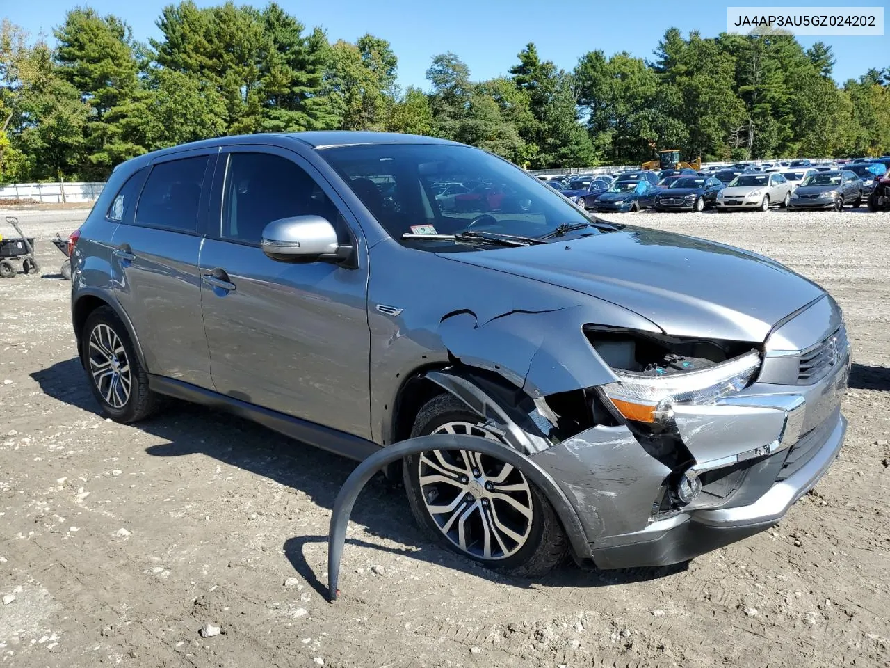 2016 Mitsubishi Outlander Sport Es VIN: JA4AP3AU5GZ024202 Lot: 72898384