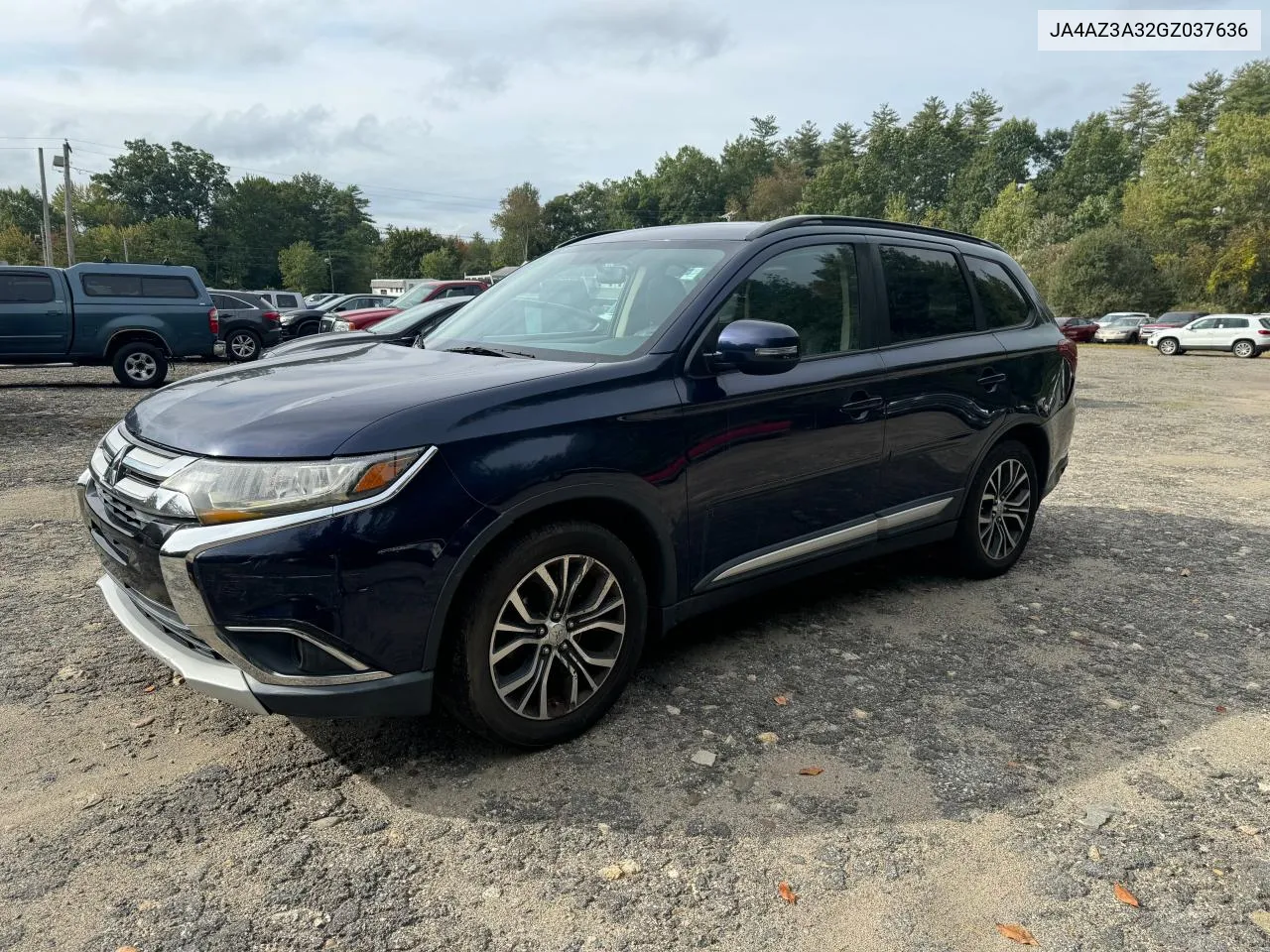 2016 Mitsubishi Outlander Se VIN: JA4AZ3A32GZ037636 Lot: 73063344