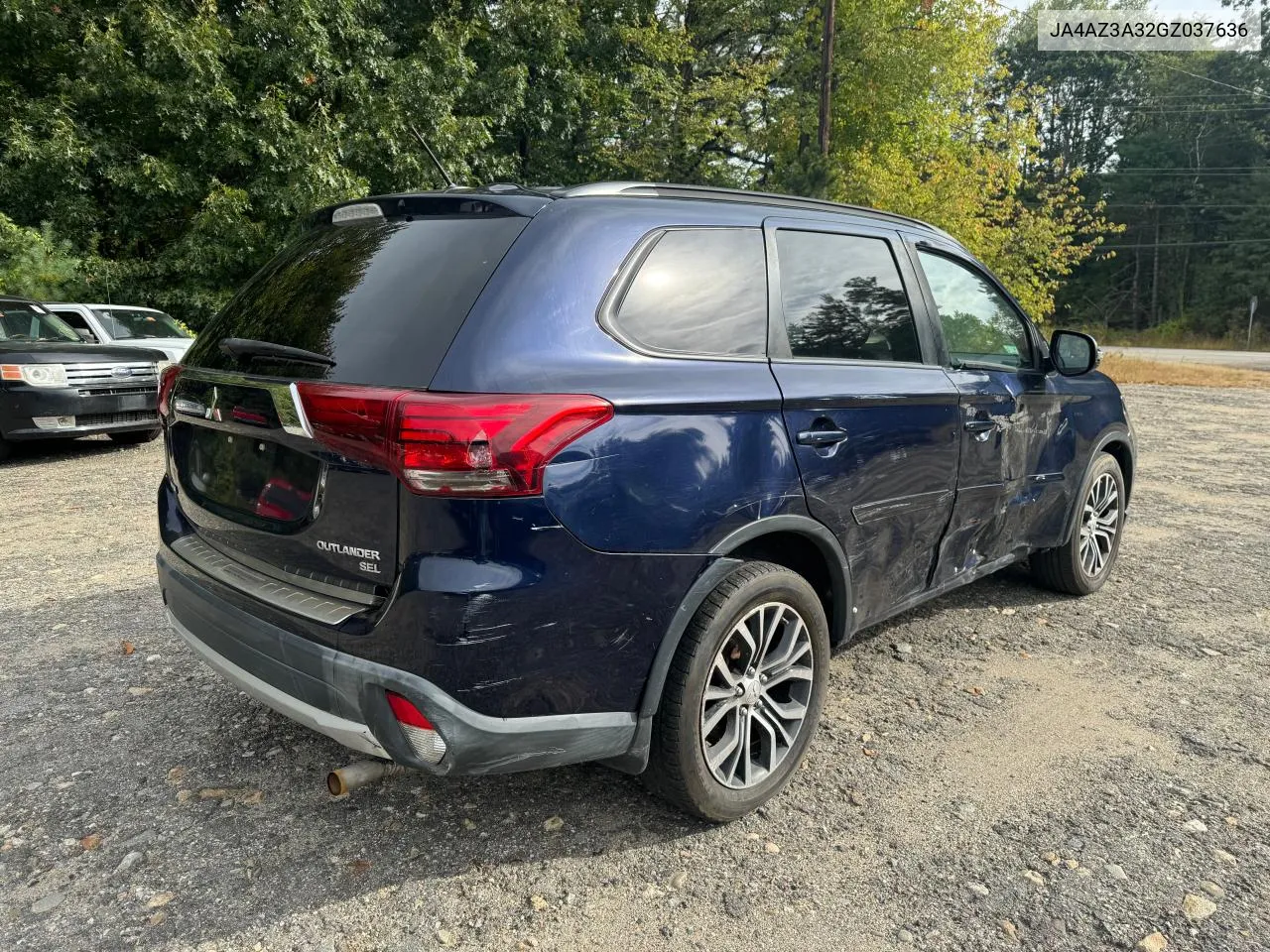 2016 Mitsubishi Outlander Se VIN: JA4AZ3A32GZ037636 Lot: 73063344