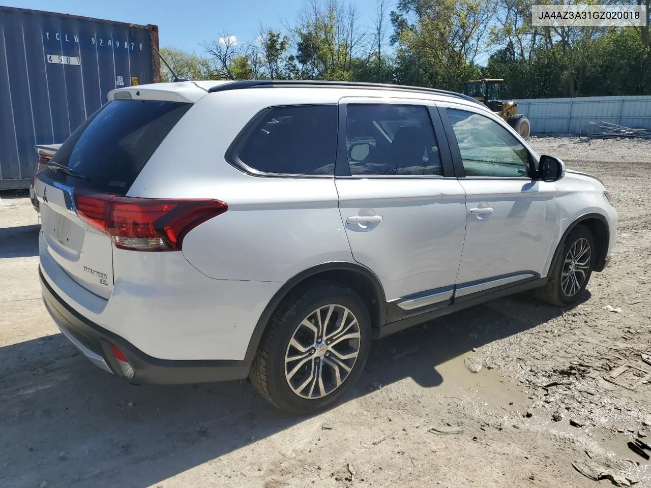 2016 Mitsubishi Outlander Se VIN: JA4AZ3A31GZ020018 Lot: 73187204