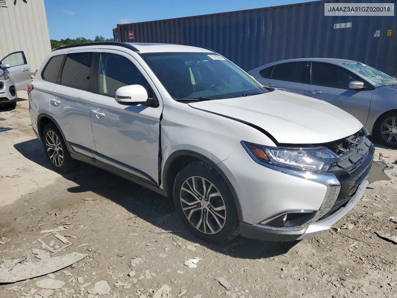 2016 Mitsubishi Outlander Se VIN: JA4AZ3A31GZ020018 Lot: 73187204