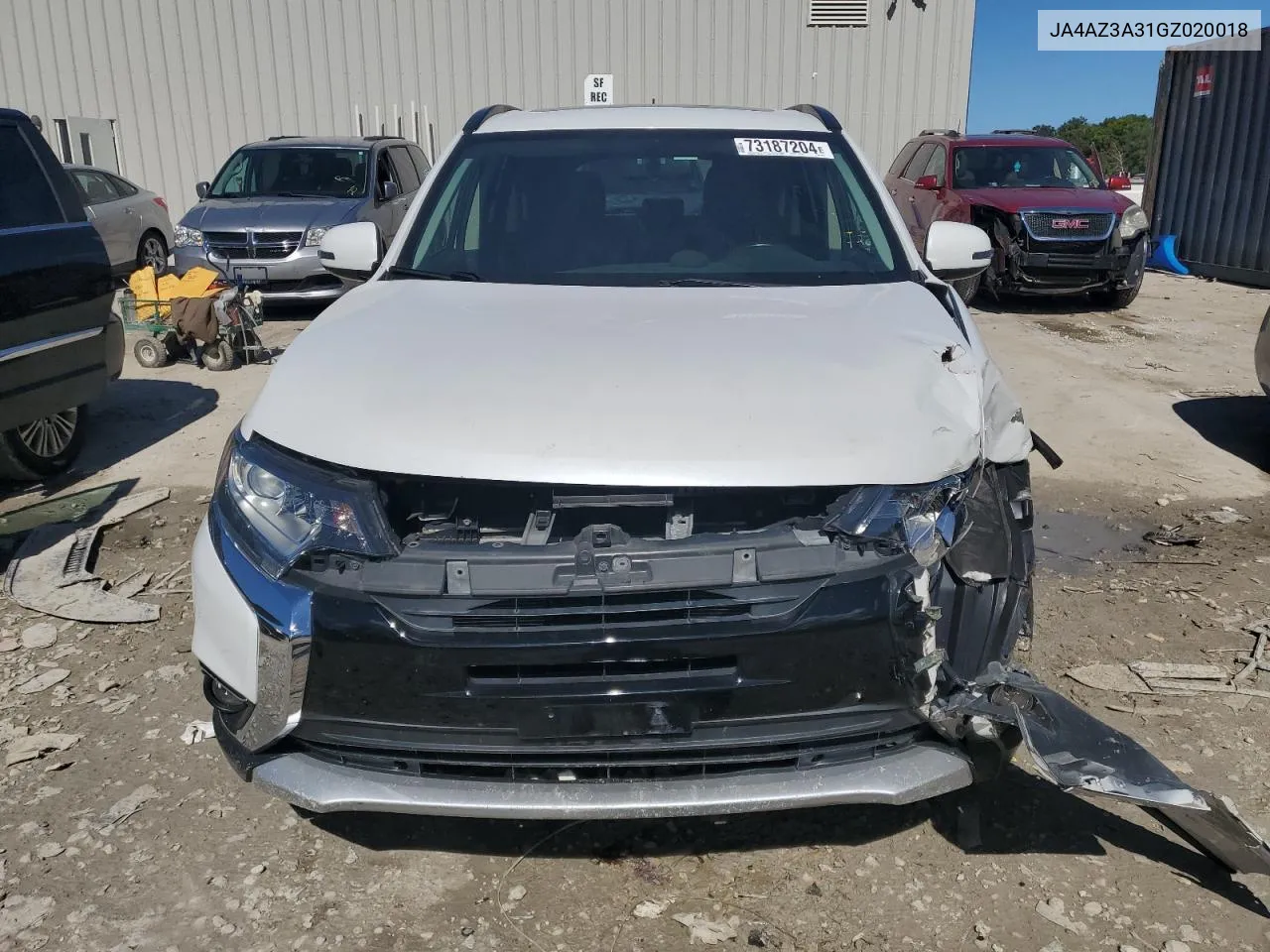 2016 Mitsubishi Outlander Se VIN: JA4AZ3A31GZ020018 Lot: 73187204