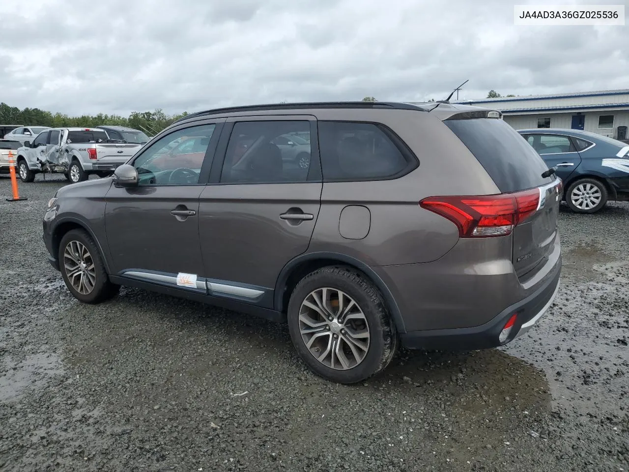 2016 Mitsubishi Outlander Se VIN: JA4AD3A36GZ025536 Lot: 73311194