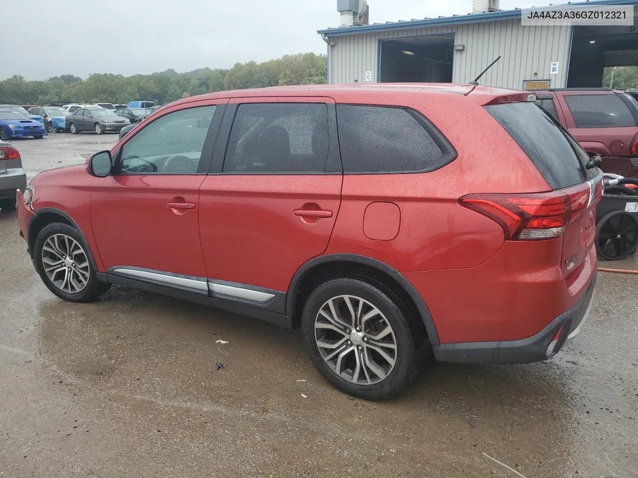 2016 Mitsubishi Outlander Se VIN: JA4AZ3A36GZ012321 Lot: 73326124