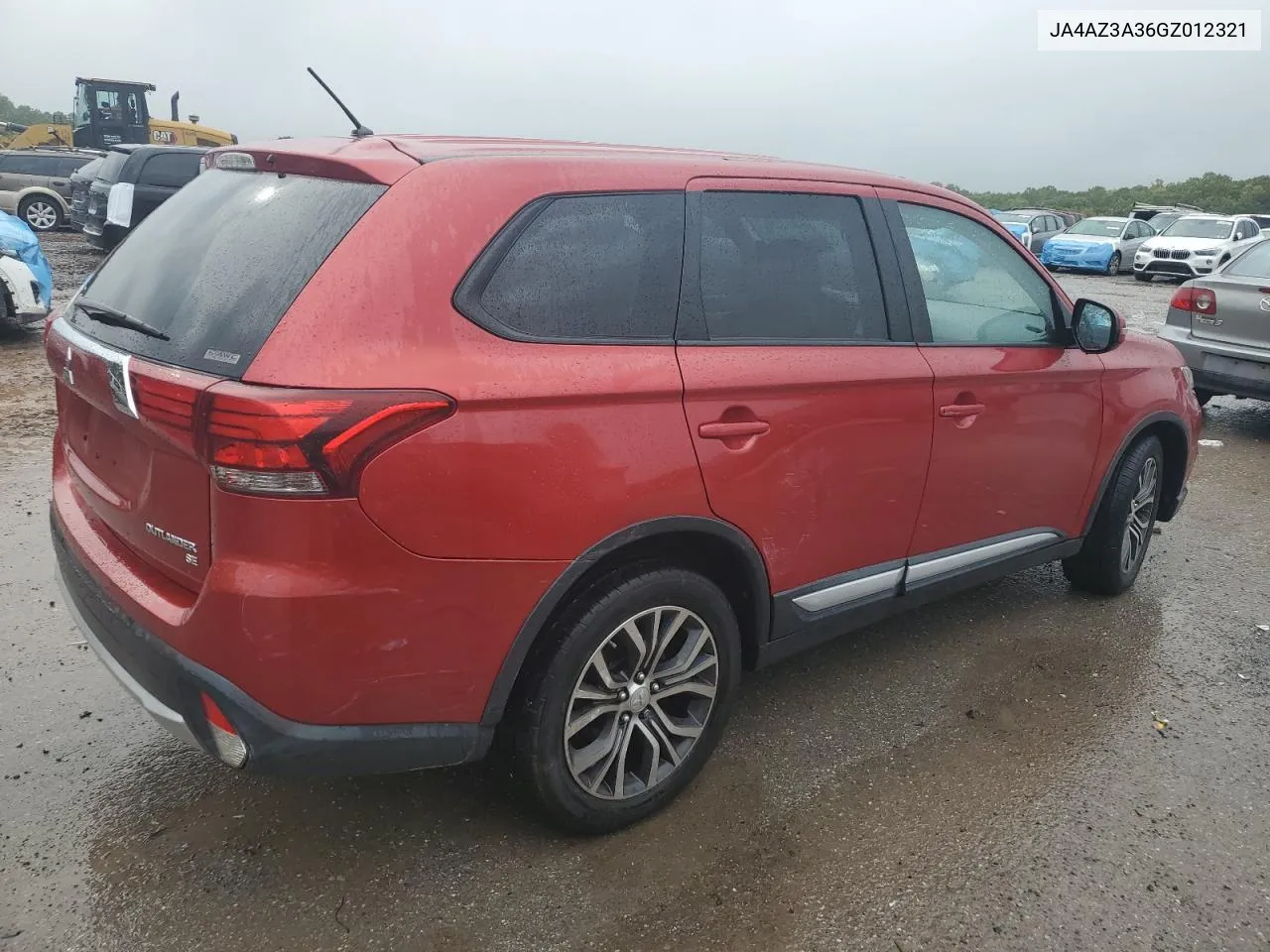 2016 Mitsubishi Outlander Se VIN: JA4AZ3A36GZ012321 Lot: 73326124