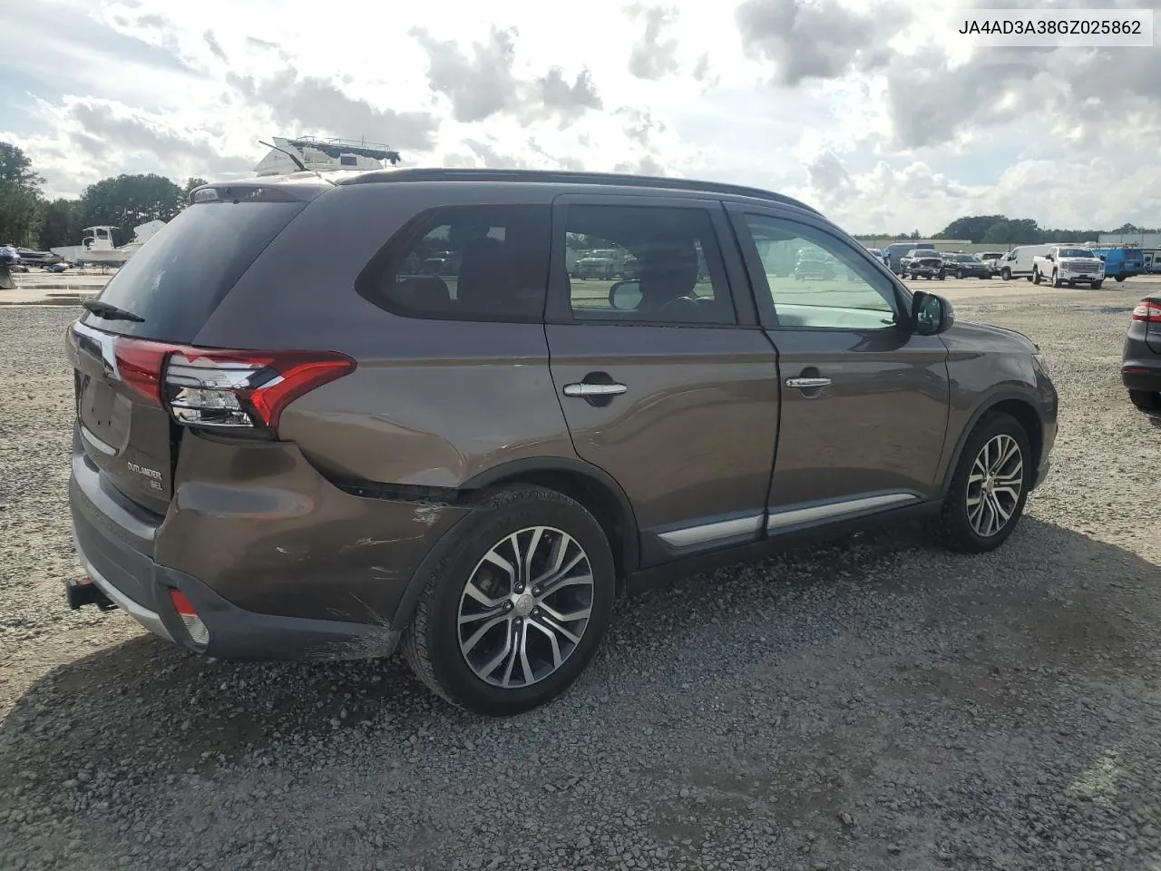 2016 Mitsubishi Outlander Se VIN: JA4AD3A38GZ025862 Lot: 73358904