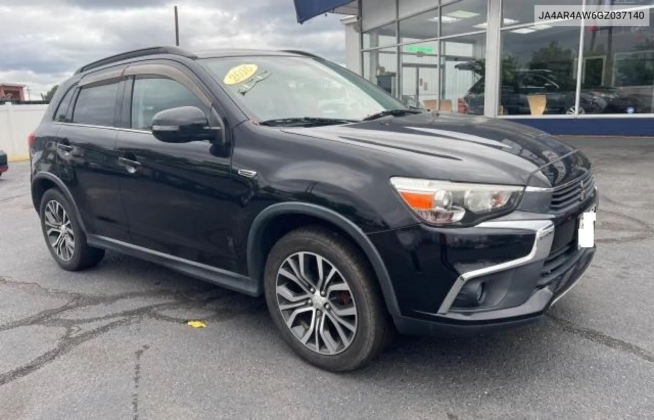 2016 Mitsubishi Outlander Sport Sel VIN: JA4AR4AW6GZ037140 Lot: 73377324