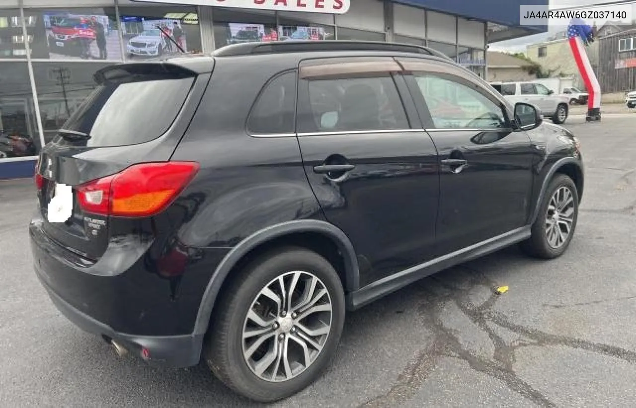 2016 Mitsubishi Outlander Sport Sel VIN: JA4AR4AW6GZ037140 Lot: 73377324