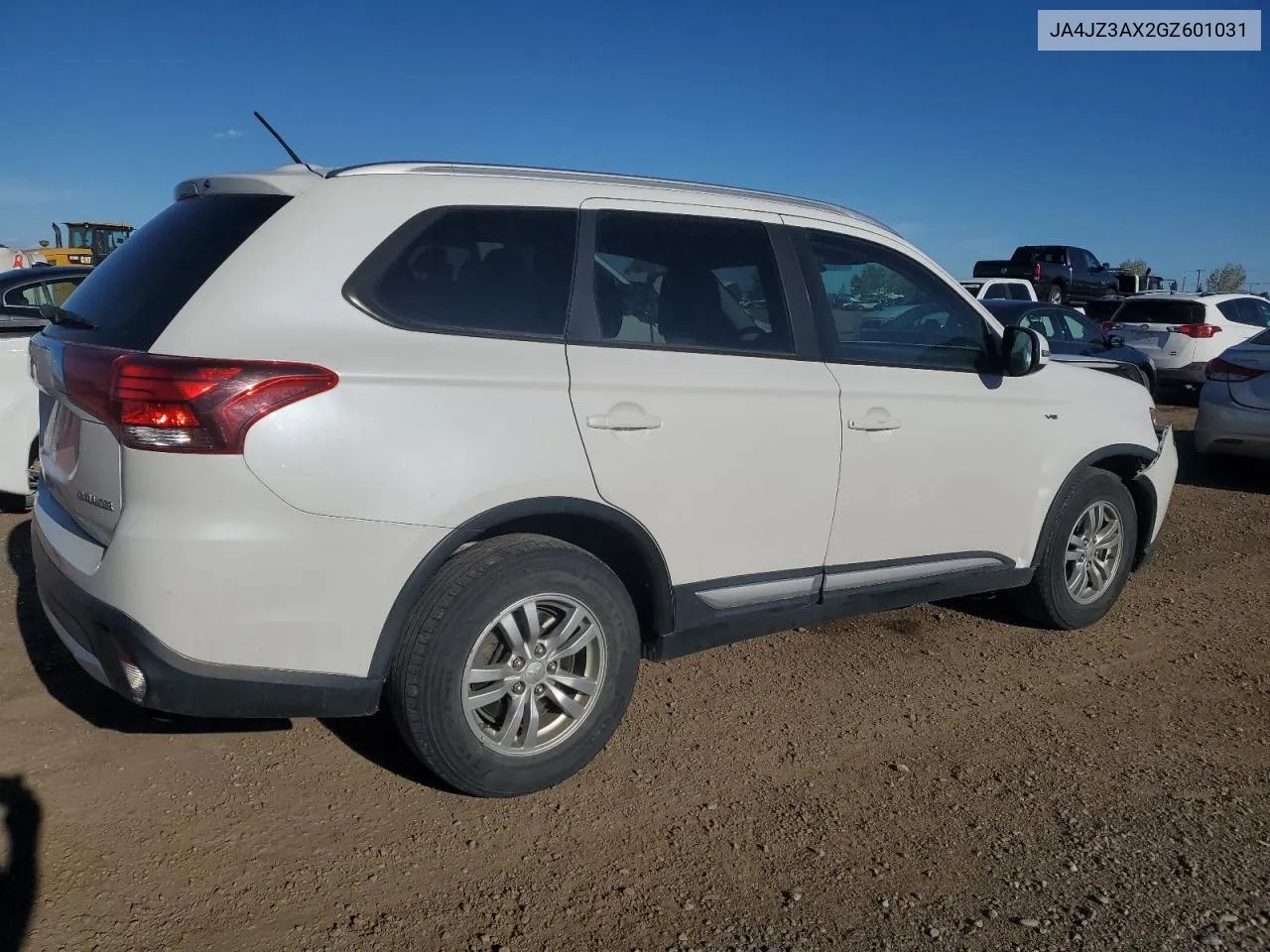 2016 Mitsubishi Outlander Se VIN: JA4JZ3AX2GZ601031 Lot: 73703484