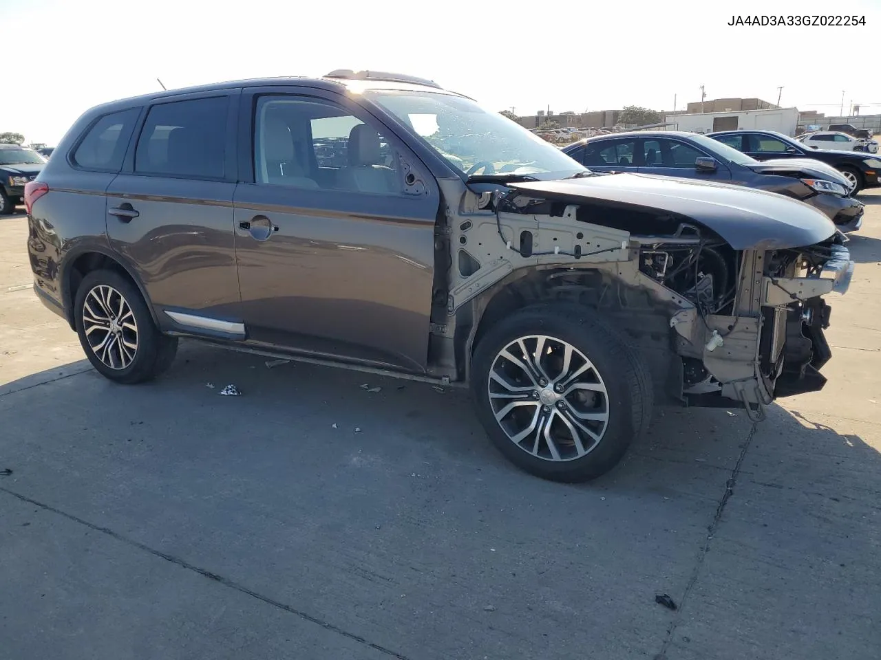 2016 Mitsubishi Outlander Se VIN: JA4AD3A33GZ022254 Lot: 73965674