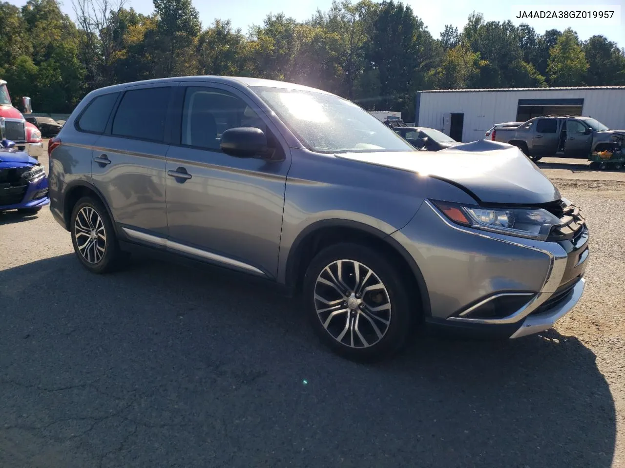 2016 Mitsubishi Outlander Es VIN: JA4AD2A38GZ019957 Lot: 73968404