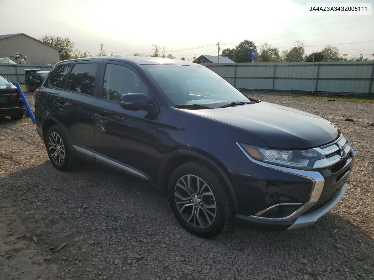 2016 Mitsubishi Outlander Se VIN: JA4AZ3A34GZ005111 Lot: 74084774