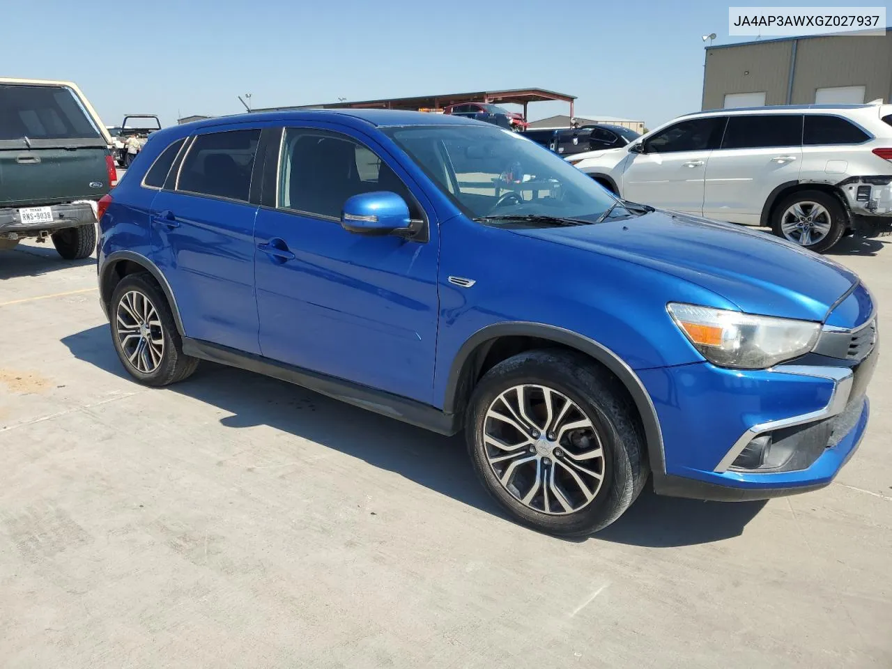 2016 Mitsubishi Outlander Sport Es VIN: JA4AP3AWXGZ027937 Lot: 74531574