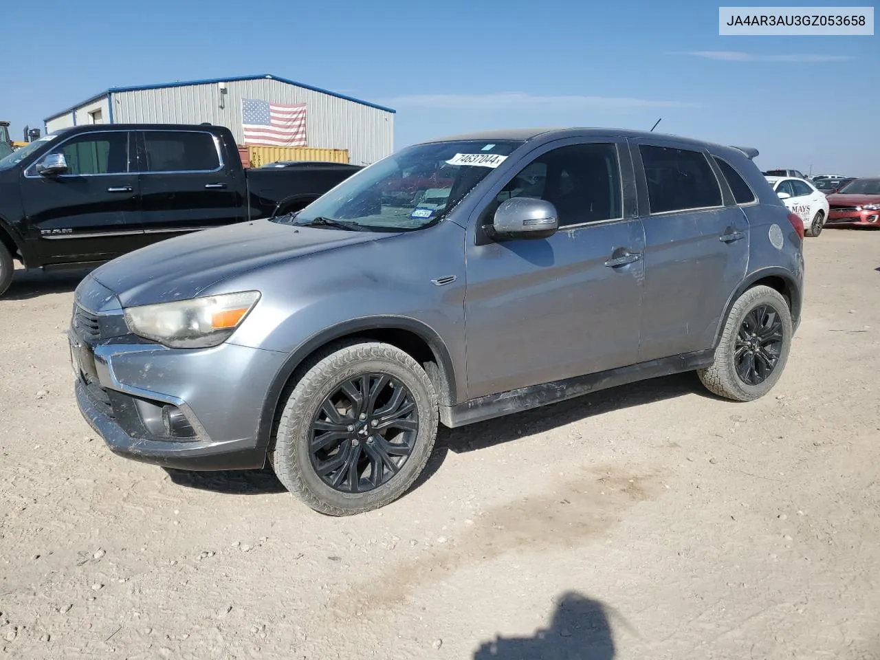 2016 Mitsubishi Outlander Sport Es VIN: JA4AR3AU3GZ053658 Lot: 74637044