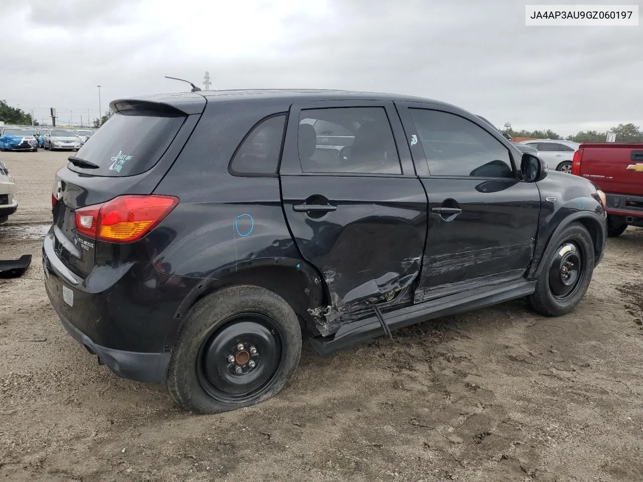 2016 Mitsubishi Outlander Sport Es VIN: JA4AP3AU9GZ060197 Lot: 74780304