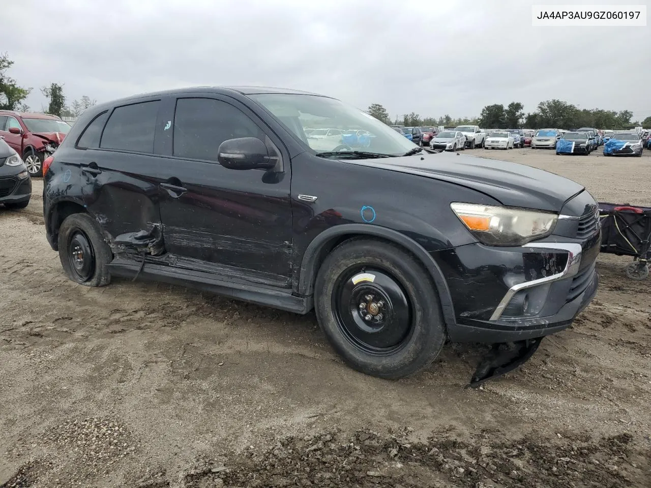 2016 Mitsubishi Outlander Sport Es VIN: JA4AP3AU9GZ060197 Lot: 74780304