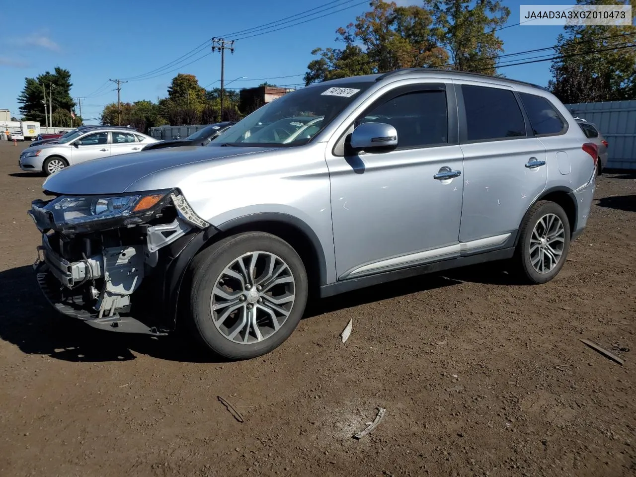 2016 Mitsubishi Outlander Se VIN: JA4AD3A3XGZ010473 Lot: 74816674