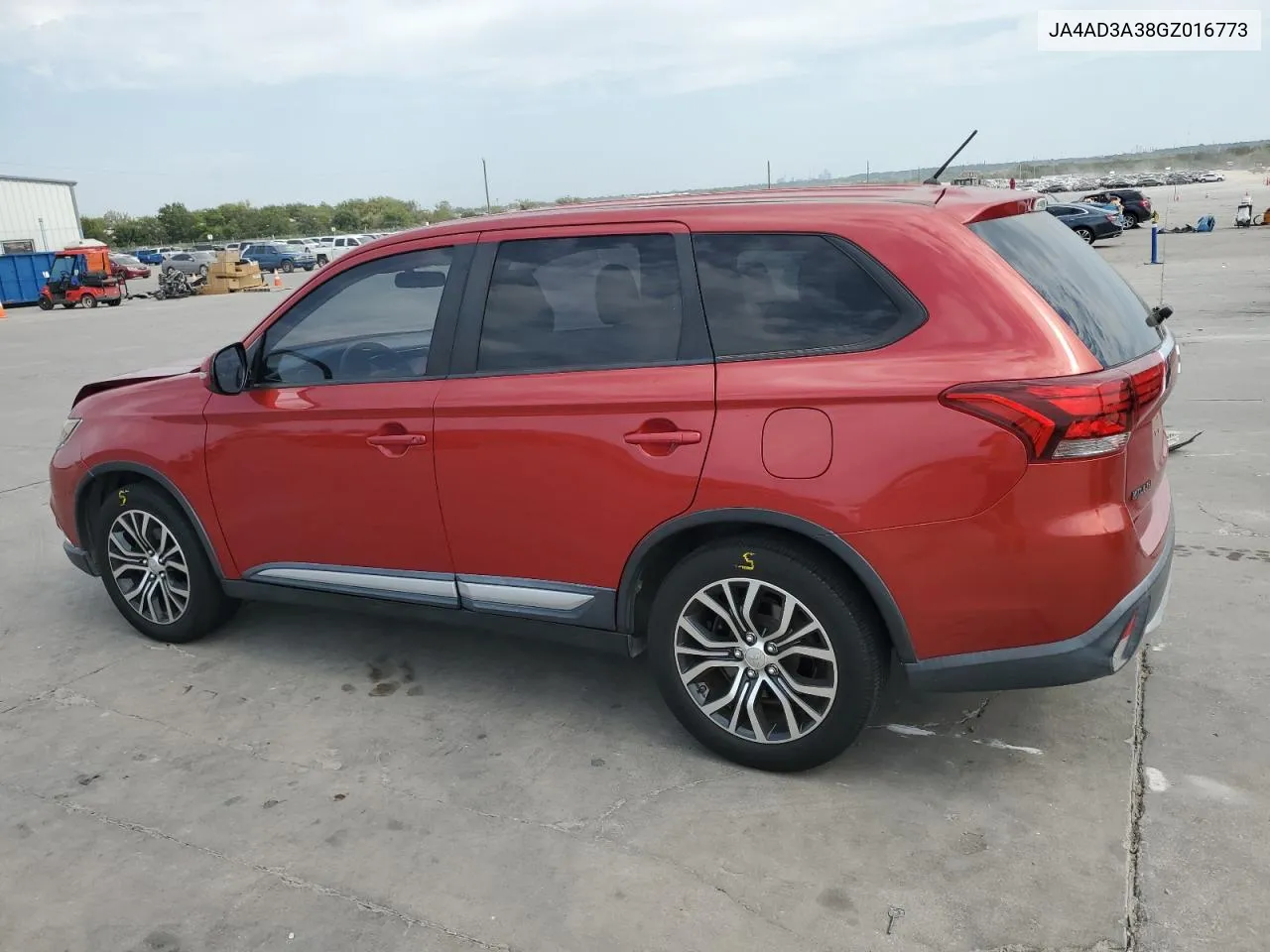 2016 Mitsubishi Outlander Se VIN: JA4AD3A38GZ016773 Lot: 75174254