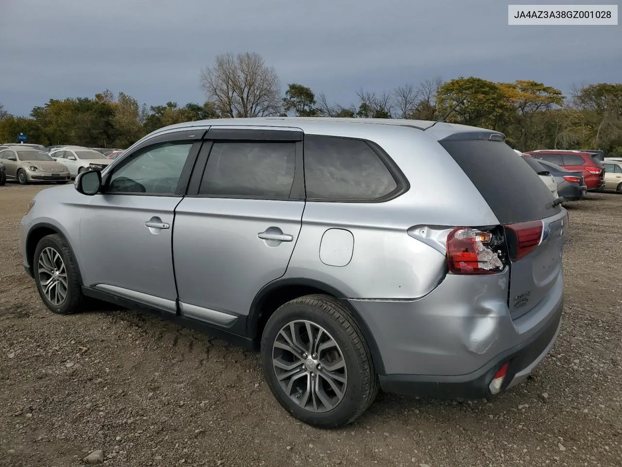 2016 Mitsubishi Outlander Se VIN: JA4AZ3A38GZ001028 Lot: 75549744