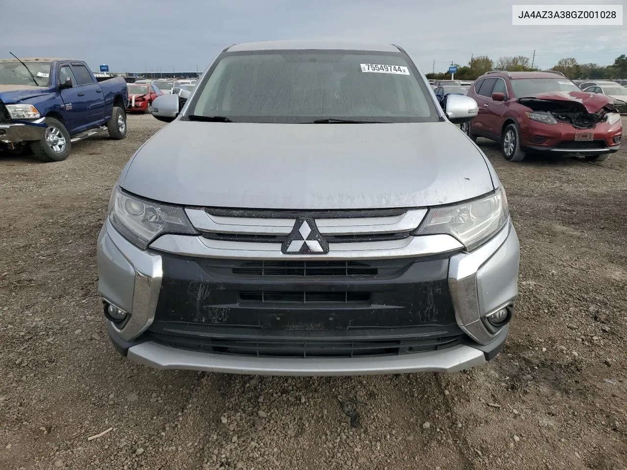 2016 Mitsubishi Outlander Se VIN: JA4AZ3A38GZ001028 Lot: 75549744