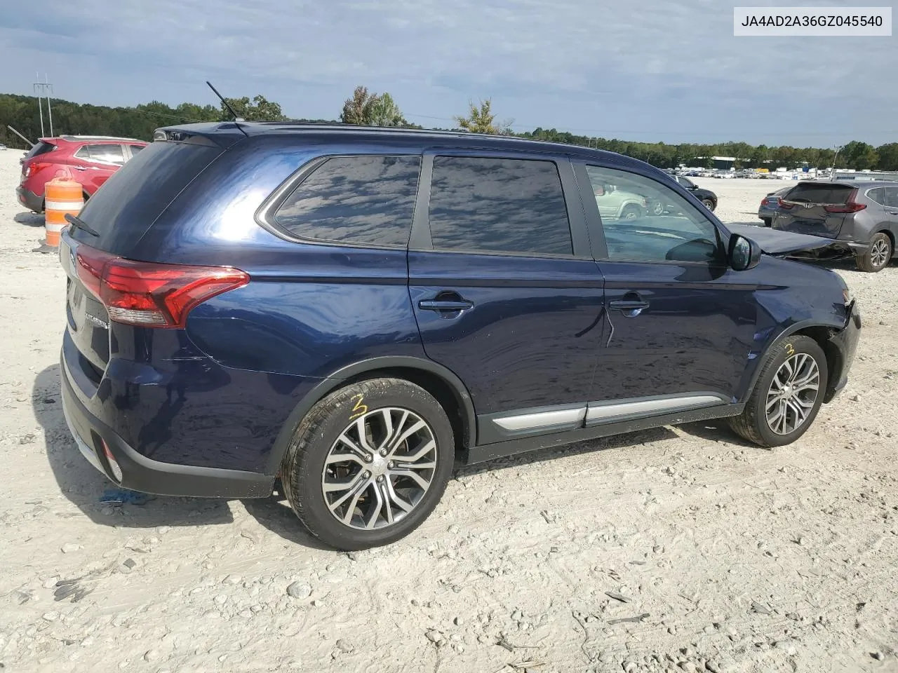 2016 Mitsubishi Outlander Es VIN: JA4AD2A36GZ045540 Lot: 75809674