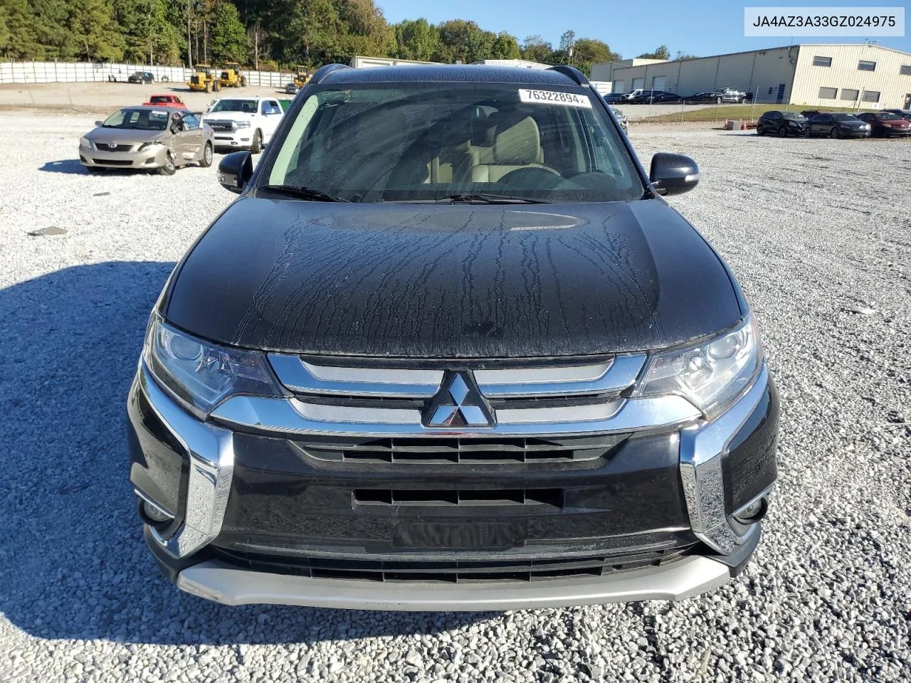 2016 Mitsubishi Outlander Se VIN: JA4AZ3A33GZ024975 Lot: 76322894